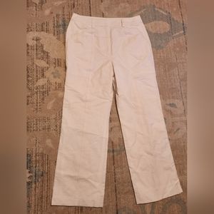 Rebecca Taylor Textured Cotton Pants. White. Sz y. NWT